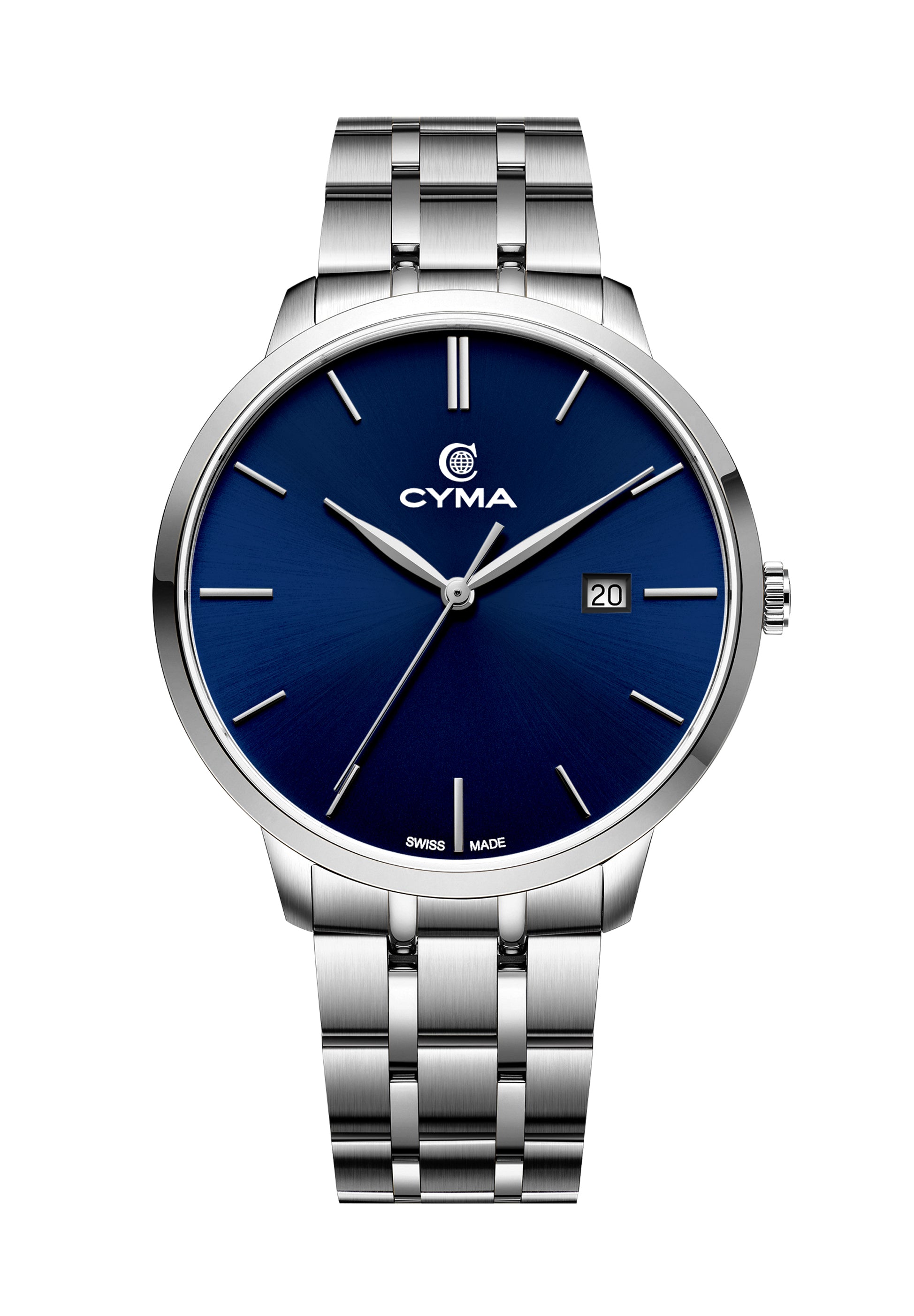 Cyma outlet Stainless Steel Gentleman’s Quartz Watch