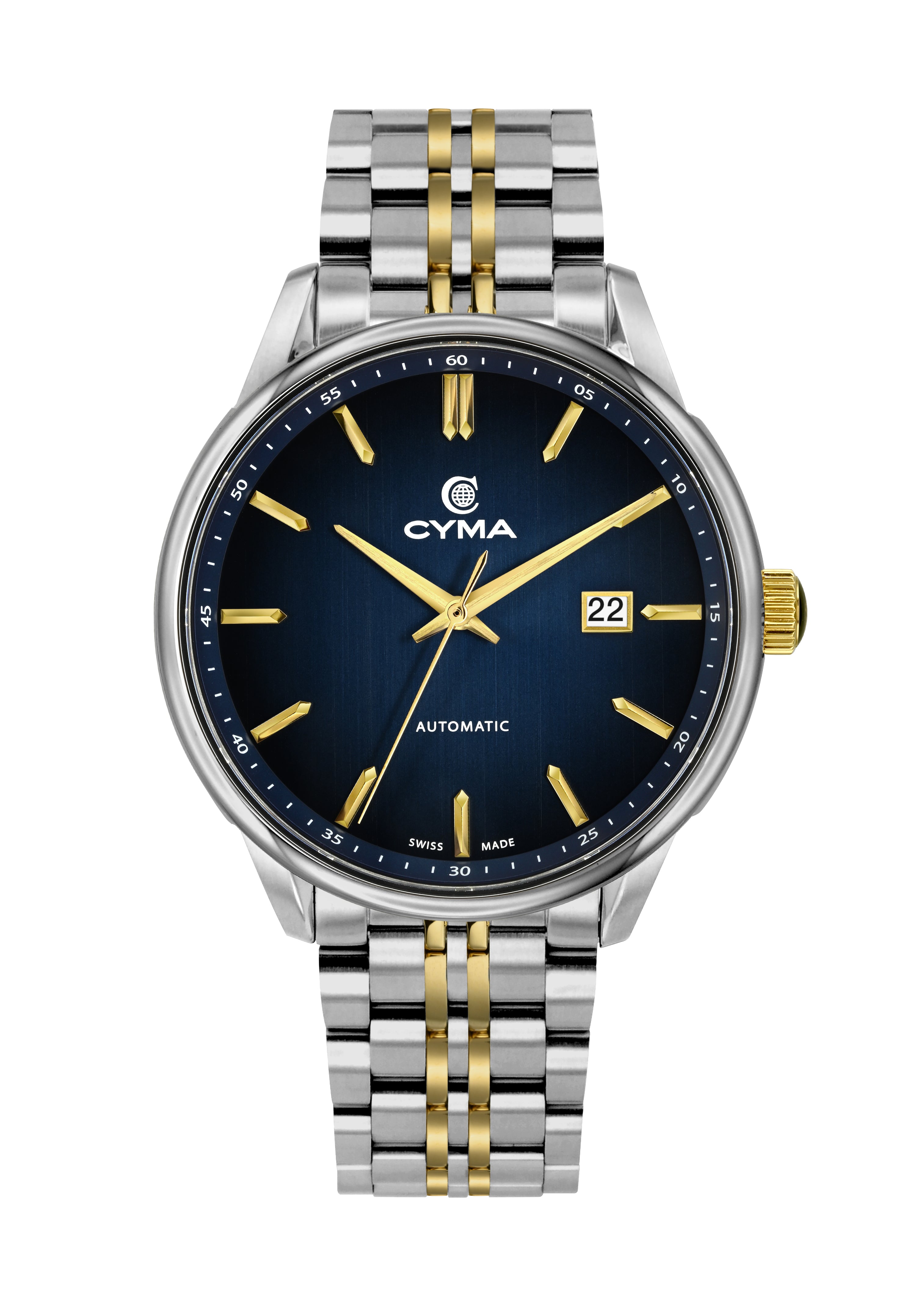 Cyma sapphire best sale crystal watch 316l